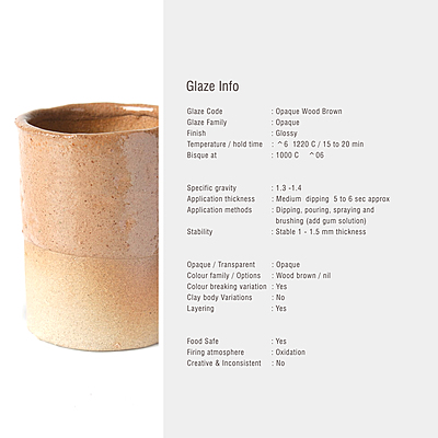 Sara Mid Fire Opaque Wood Brown