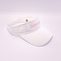 Sports Visor White Love Run