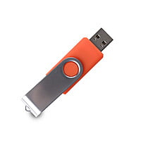 Orange Swivel USB Pendrive
