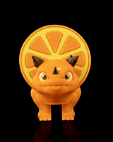 Orange Sliceratops- 3D Printed Toy