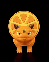 Orange Sliceratops- 3D Printed Toy