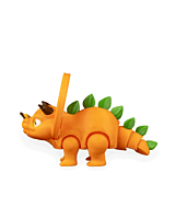 Orange Sliceratops- 3D Printed Toy