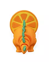 Orange Sliceratops- 3D Printed Toy