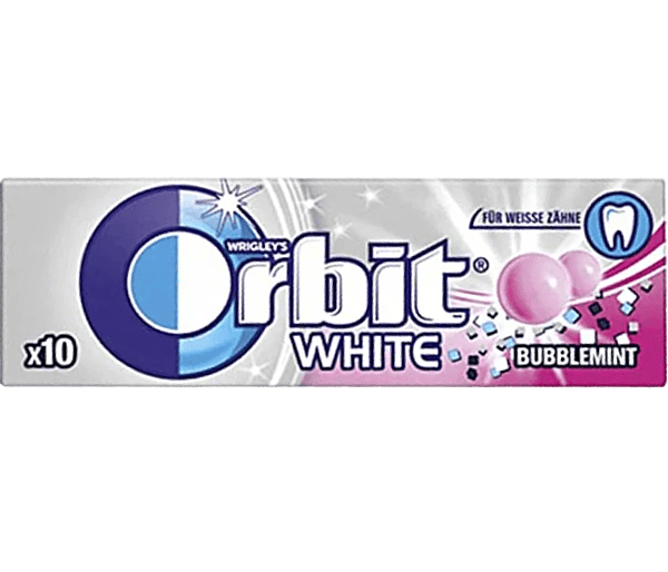 Orbit 14g/30-Bubblemint White Orbit 14g/30-Bubblemint White