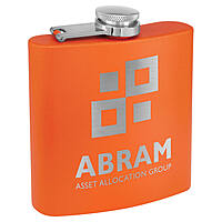 6 oz. Matte Powder Coated Flask