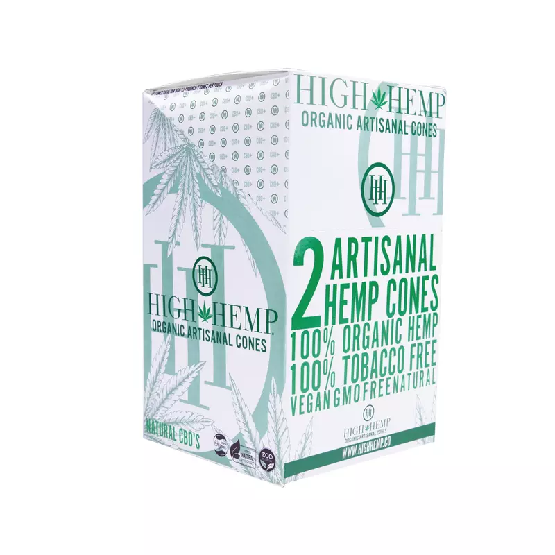 HIGH HEMP ORGANIC CONES 30COUNT