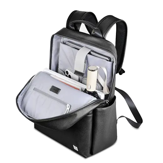 WIWU Osun Backpack PU leatherW ith front pocket& Laptop