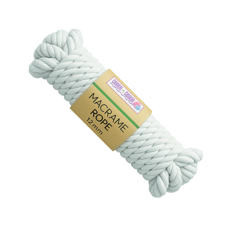 Macrame Rope 12Mm Col 01 Blanco Paquete X 2 Ovillos X 500Gramos Macrame Rope 12Mm Col 01 Blanco Paquete X 2 Ovillos X 500Gramos