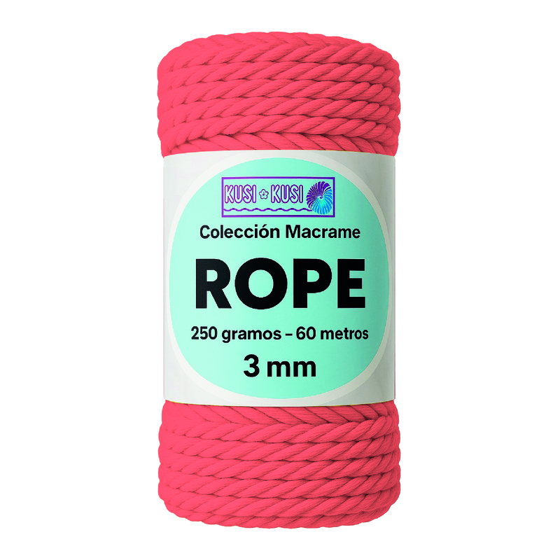 Macrame Rope 3Mm 701 Curuba Paquete X 4 Ovillos X 250Gramos Macrame Rope 3Mm 701 Curuba Paquete X 4 Ovillos X 250Gramos