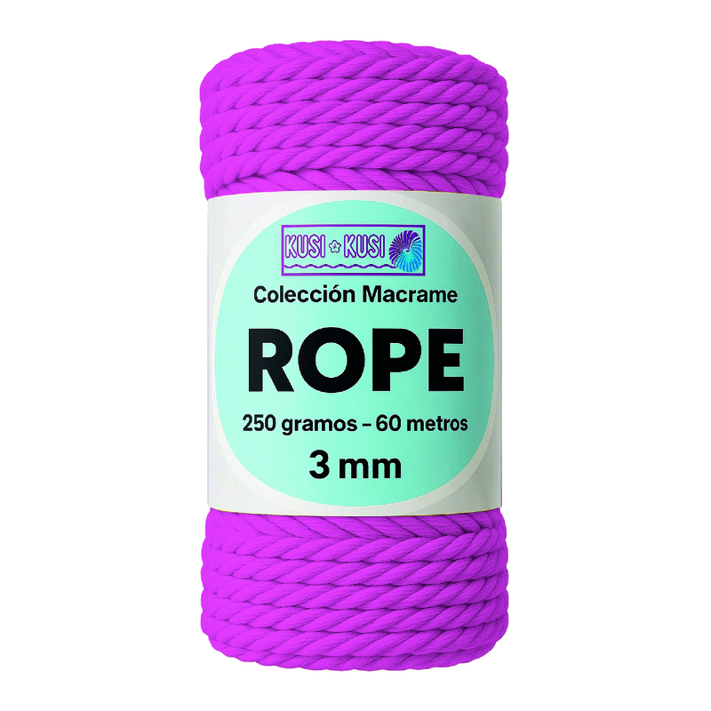 Macrame Rope 3Mm 403 Fucsia Paquete X 4 Ovillos X 250Gramos Macrame Rope 3Mm 403 Fucsia Paquete X 4 Ovillos X 250Gramos