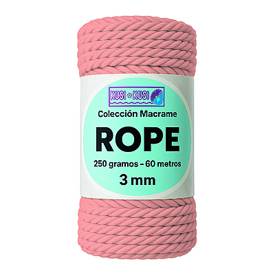 Macrame Rope 3Mm 703 Salmon Paquete X 4 Ovillos X 250Gramos