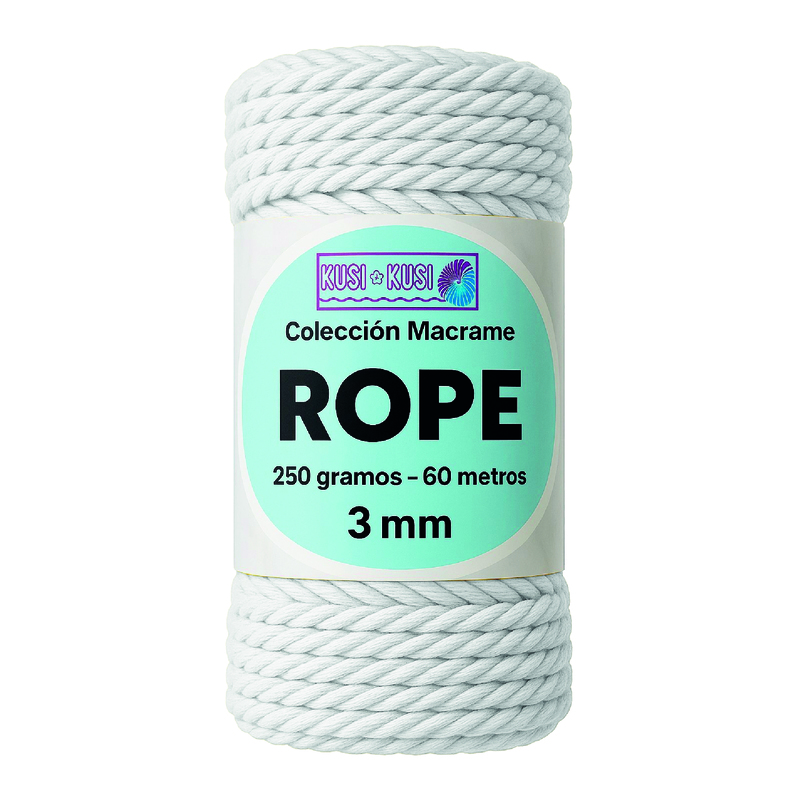 Macrame Rope 3Mm 306 Blanco Paquete X 4 Ovillos X 250Gramos Macrame Rope 3Mm 306 Blanco Paquete X 4 Ovillos X 250Gramos