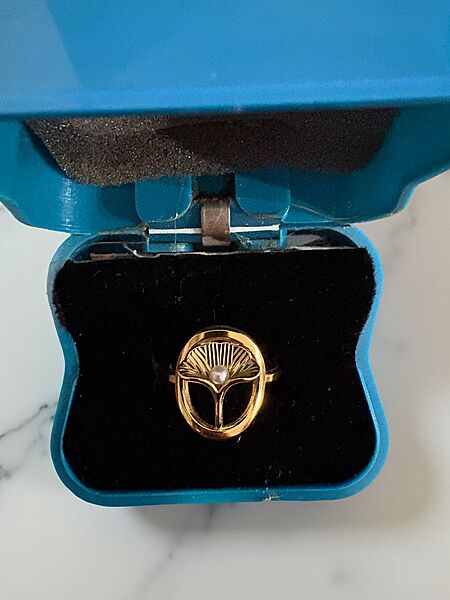 Oyster Pearl Statement Ring