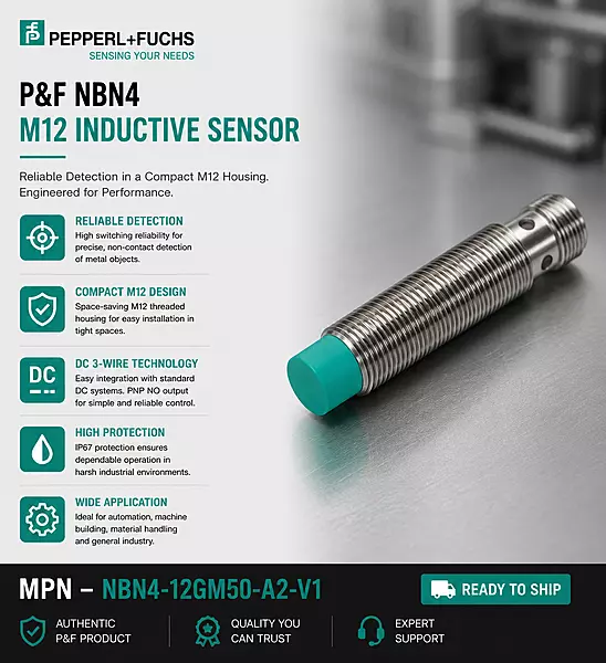 P&F Inductive Sensor NBN4 M12