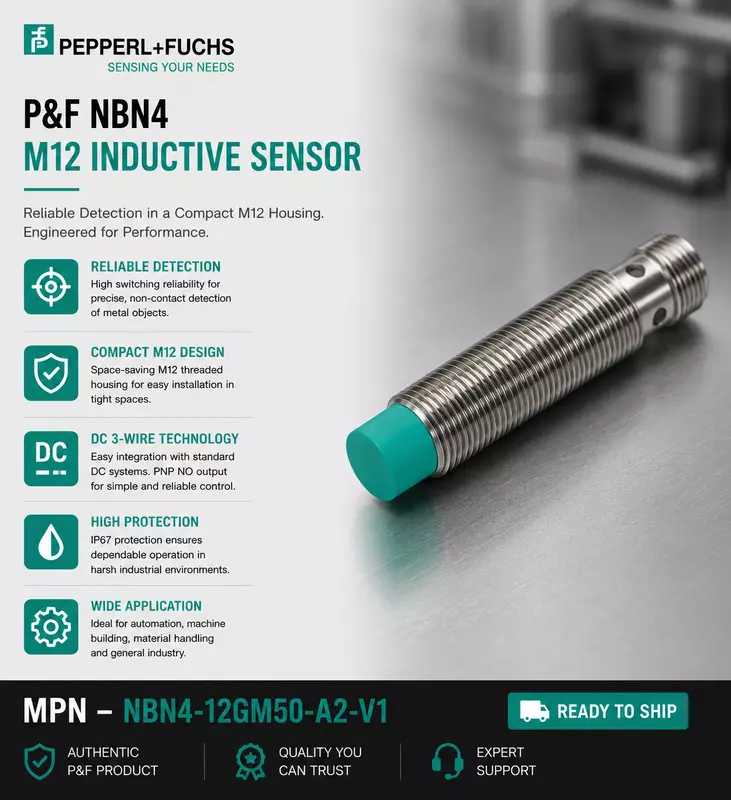 P&F Inductive Sensor NBN4 M12