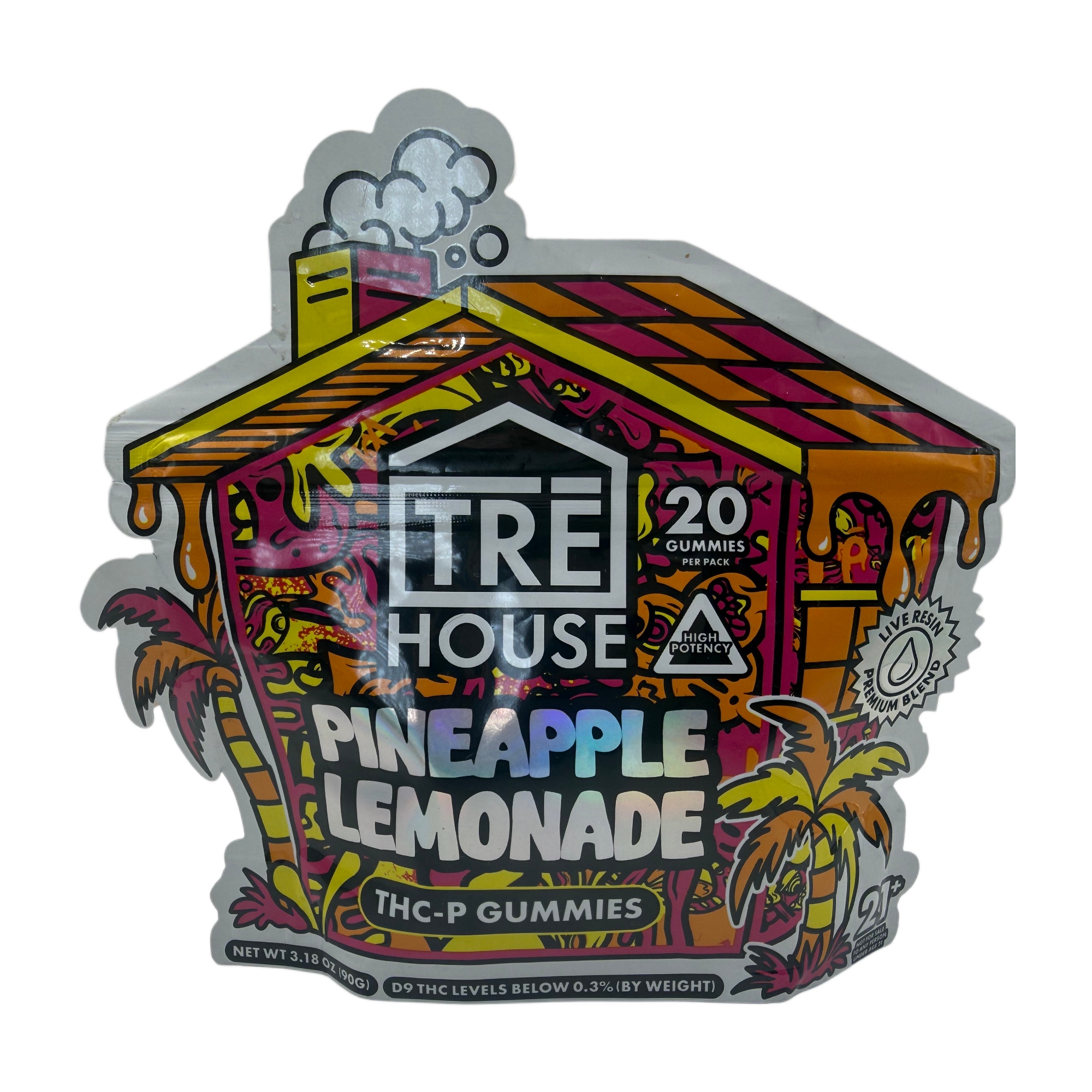 TRE House THC-P Gummies Pineapple Lemonade
