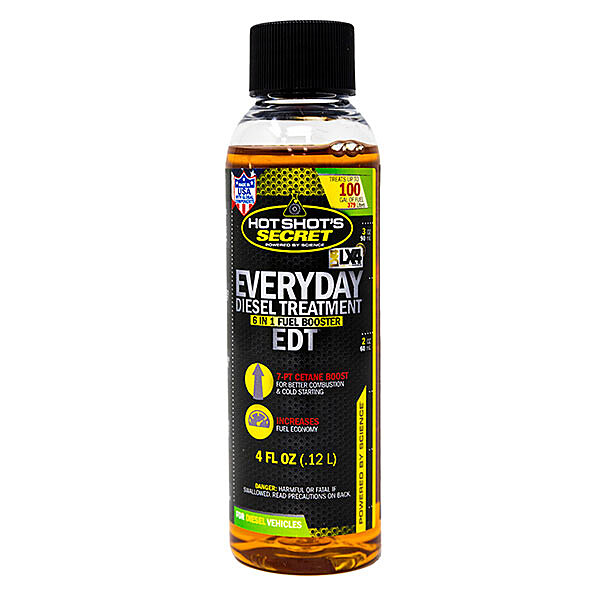 Hot Shot'S Secret Everyday Diesel Treatment (Edt) 6-In-1 Fuel Booster (4Oz)