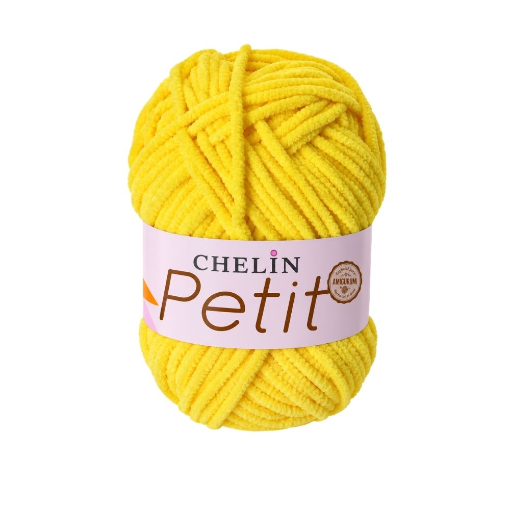 Lana Petit Chelin Amarillo - P10 - Ovillos x 50 gramos, paquete por 6 ovillos