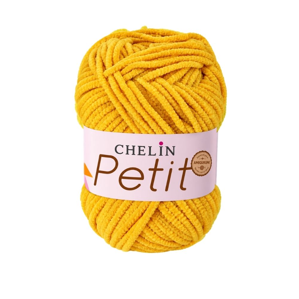 Lana Petit Chelin Mostaza - P11 - Ovillos x 50 gramos, paquete por 6 ovillos