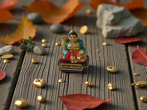 Nang Kwak fortune and wealth statue small Nang Kwak fortune and wealth statue small