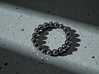 black bracelet
