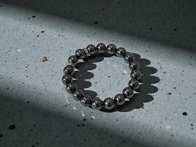 black bracelet