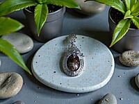 Elegant Silver Pendent