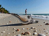 Shell Pendant with Silver and Purple Shell Pendant with Silver and Purple
