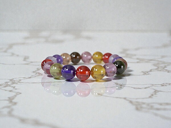 10 mm rainbow bracelet