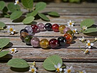 10 mm rainbow bracelet