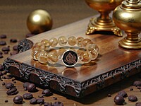 amber clear bracelet