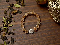 amber clear bracelet