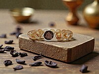 amber clear bracelet