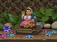 Large Nang Kwak Wealth and Fortune Statue