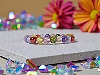 12 mm rainbow bracelet