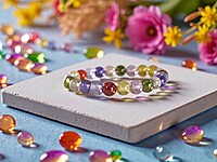 12 mm rainbow bracelet