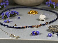 Azul Blue Lapiz Necklace