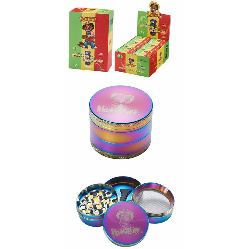 Grinders 50mm Honeypuff Rainbow P 1023 (6/box)