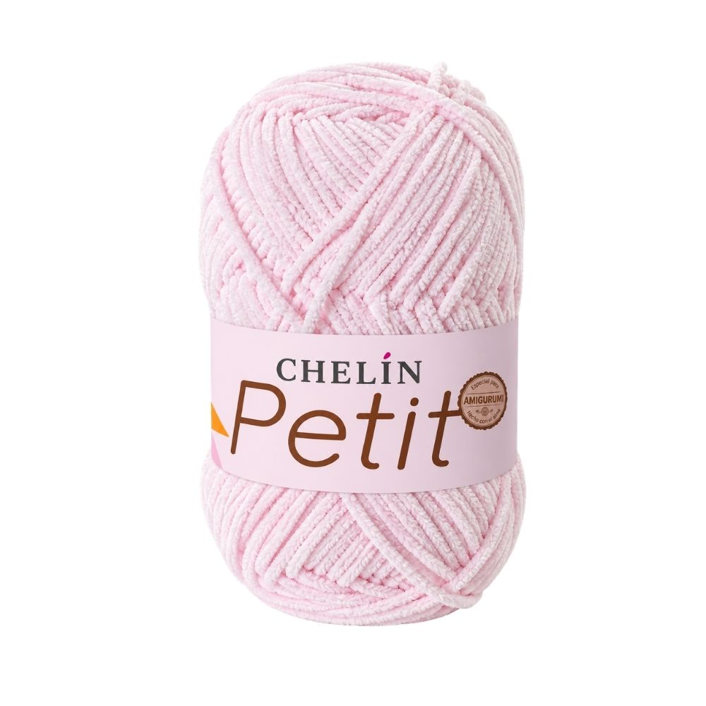Lana Petit Chelin Rosado pastel - P16 - Ovillos x 50 gramos, paquete por 6 ovillos