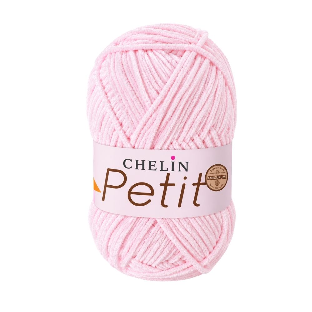 Lana Petit Chelin Rosado claro - P17 - Ovillos x 50 gramos, paquete por 6 ovillos