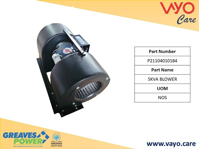 5KVA BLOWER - P21104010184 - GREAVES