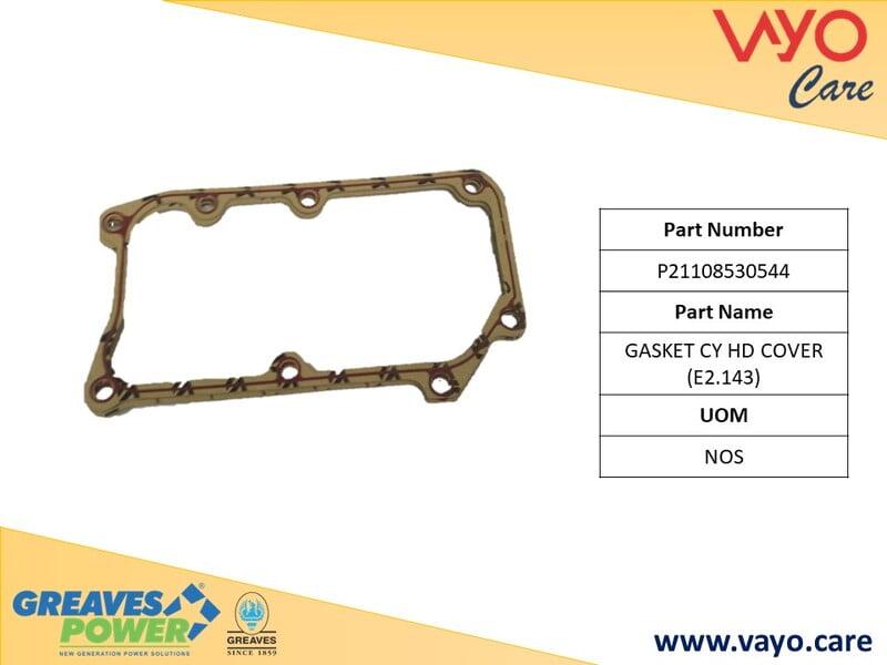 GASKET CY HD COVER (E2.143) - P21108530544 - GREAVES