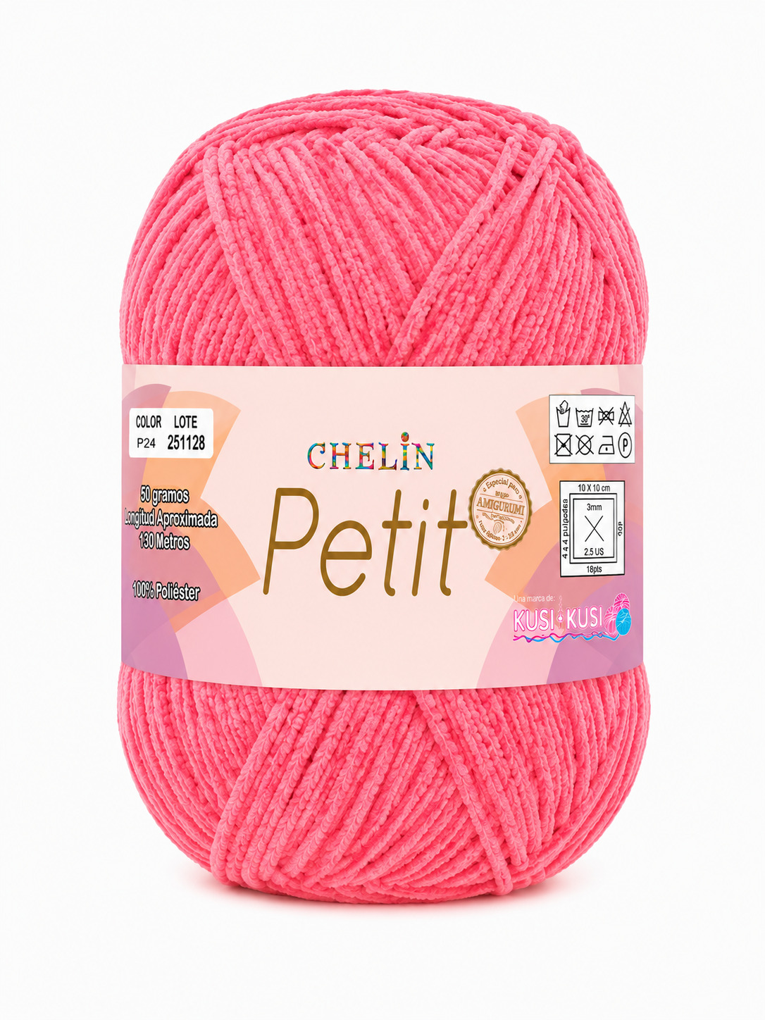 Lana Petit Chelin Salmón - P24 - Ovillos x 50 gramos, paquete por 6 ovillos Lana Petit Chelin Salmón - P24 - Ovillos x 50 gramos, paquete por 6 ovillos