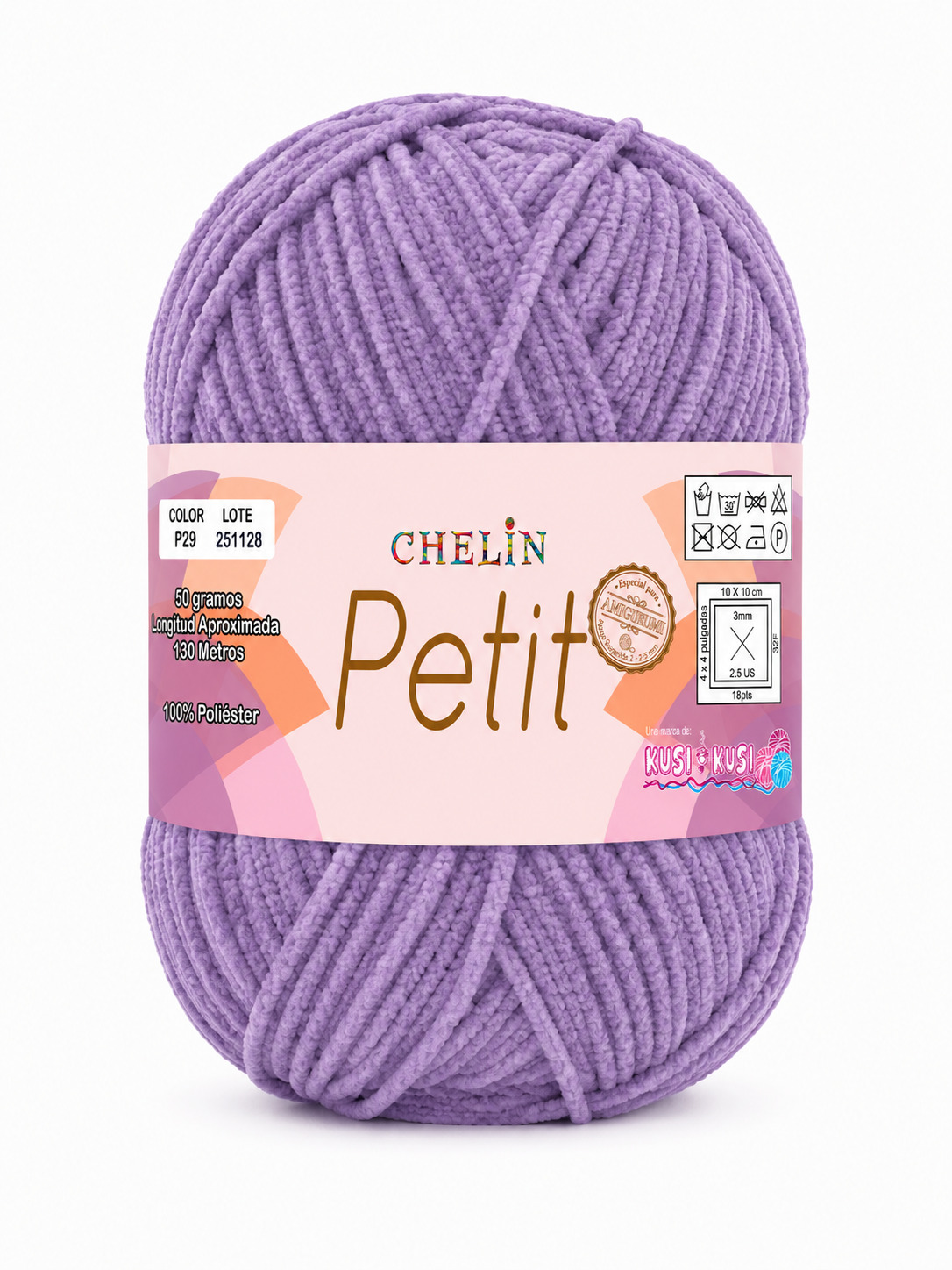 Lana Petit Chelin Morado - P29 - Ovillos x 50 gramos, paquete por 6 ovillos