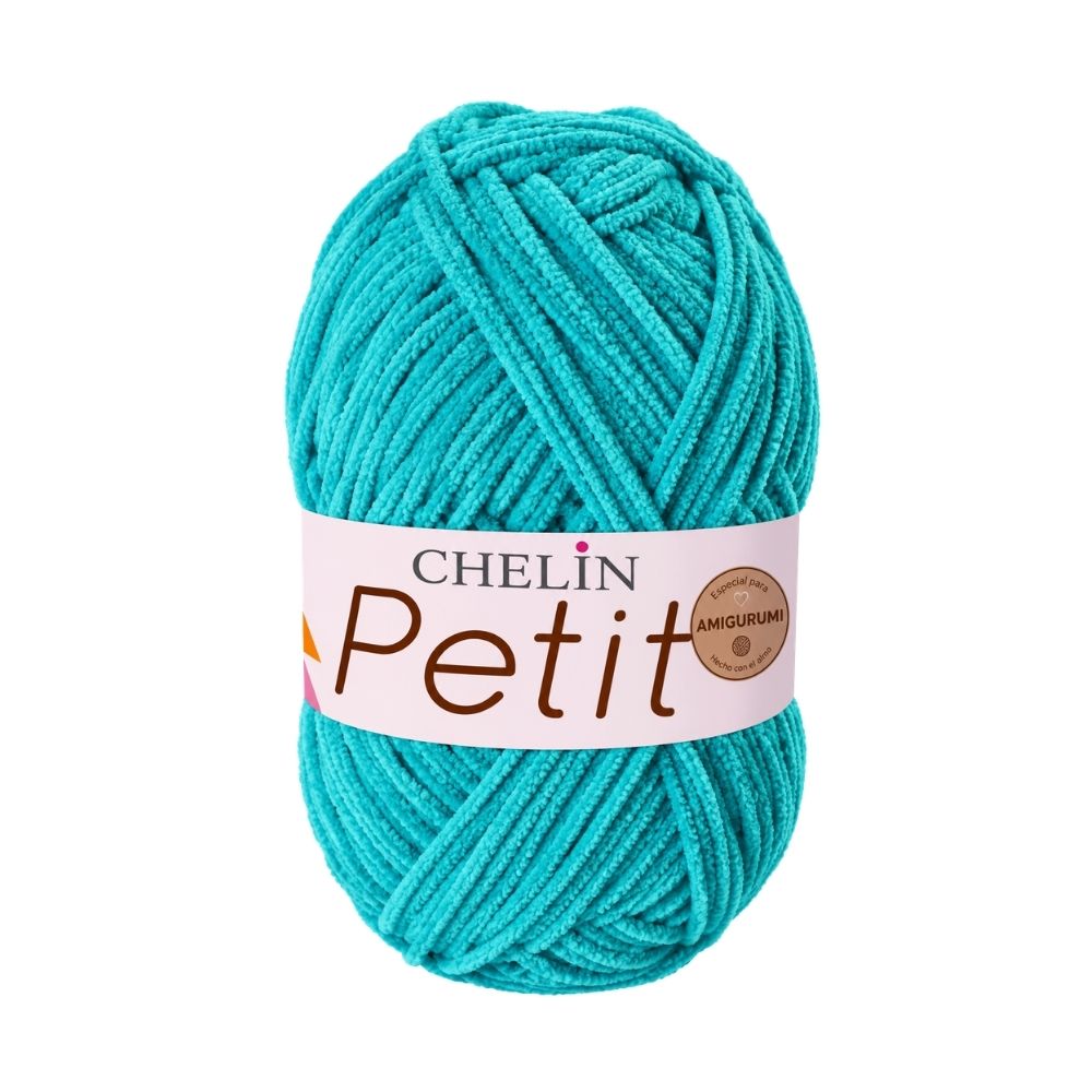 Lana Petit Chelin Aguamarina - P34 - Ovillos x 50 gramos, paquete por 6 ovillos