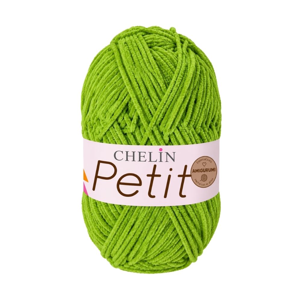 Lana Petit Chelin Verde limon - P36 - Ovillos x 50 gramos, paquete por 6 ovillos