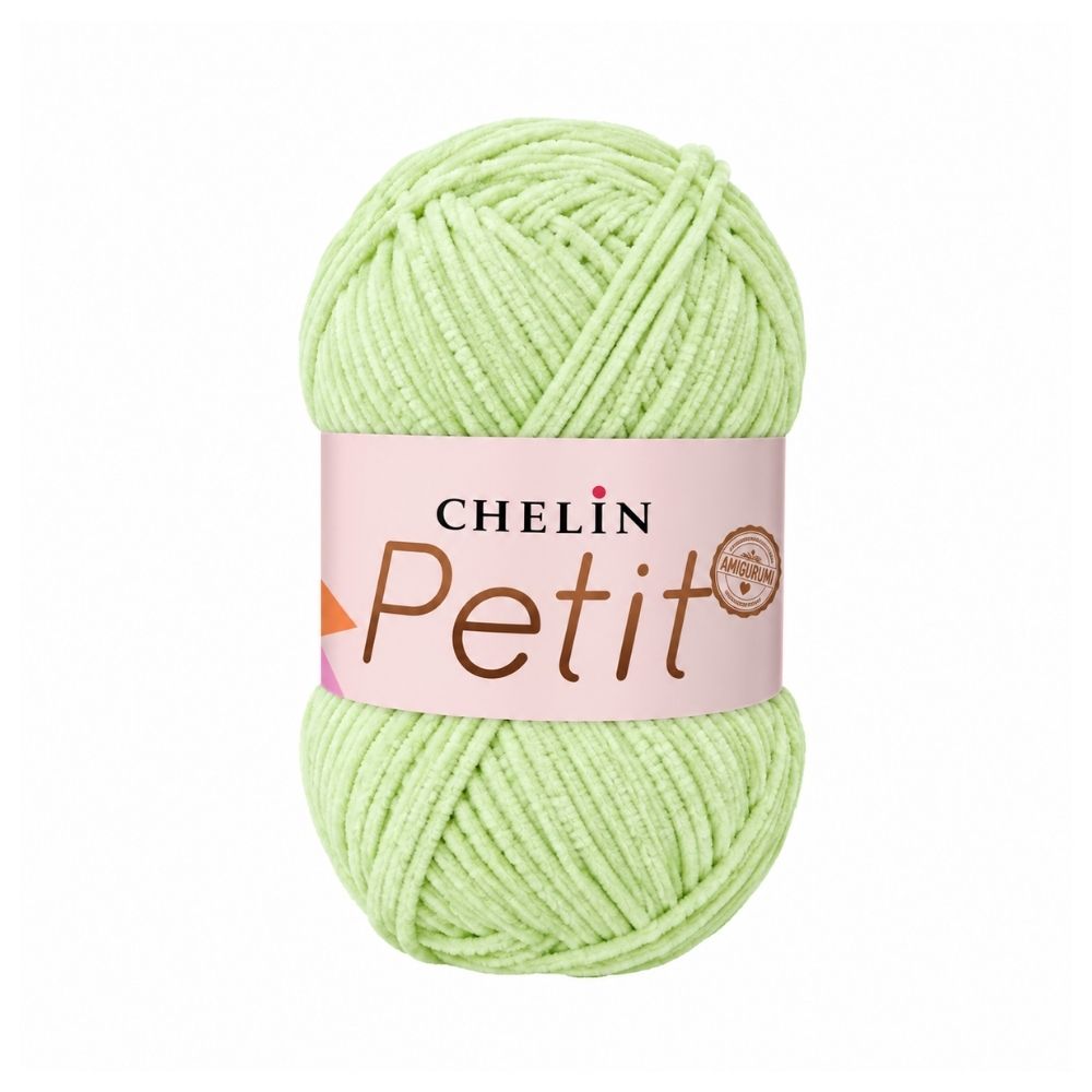 Lana Petit Chelin Verde pastel - P39 - Ovillos x 50 gramos, paquete por 6 ovillos