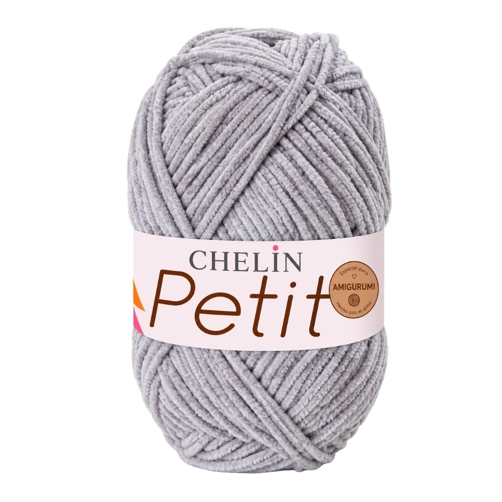 Lana Petit Chelin Gris - P42 - Ovillos x 50 gramos, paquete por 6 ovillos