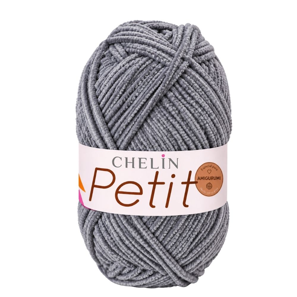 Lana Petit Chelin Gris oscuro - P43 - Ovillos x 50 gramos, paquete por 6 ovillos