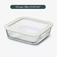 Planetbox Square Glass Food Storage Container Planetbox Square Glass Food Storage Container